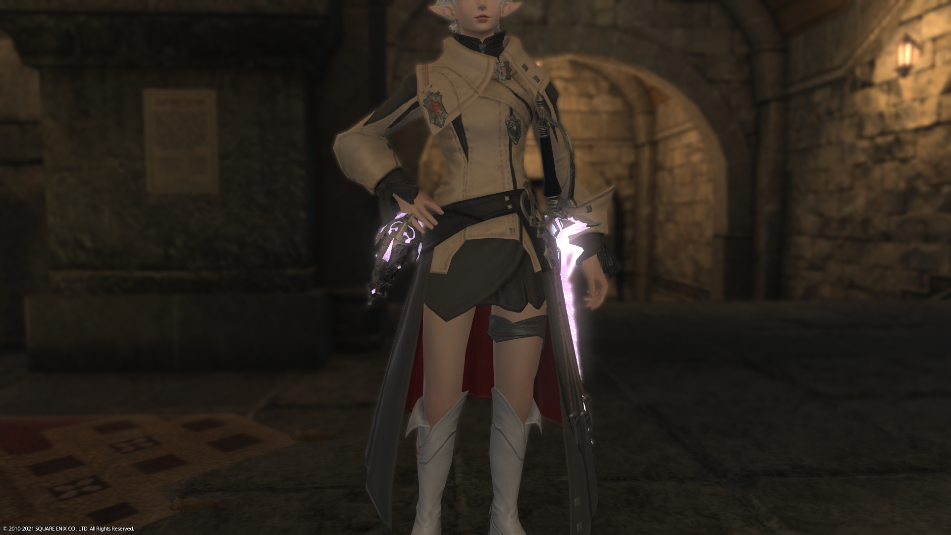 【尾】无印花 -娃衣手工自制定做cos服装ff14阿莉塞4分dz