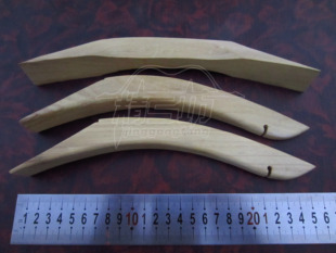 汉中精弓坊传统弓箭 弓梢 玻片DIY 明梢 （明短梢刀刃型）包邮