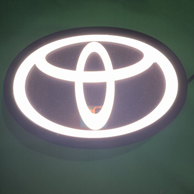 汉兰达凯美瑞威兰达发光车标灯