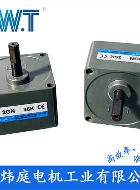 TWT电机 2GN3K~180K齿轮减速箱2GN20K 2GN100K 台湾东炜庭电机