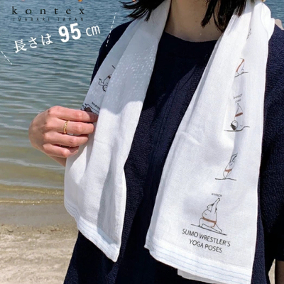 日本进口今治轻薄纯棉纱布毛巾
