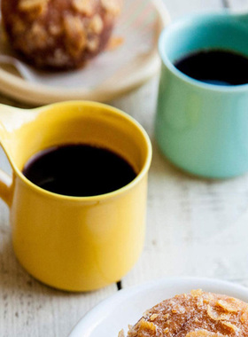 日本进口zerojapan美浓烧无铅陶瓷马克水杯咖啡杯带手柄例汤杯碗