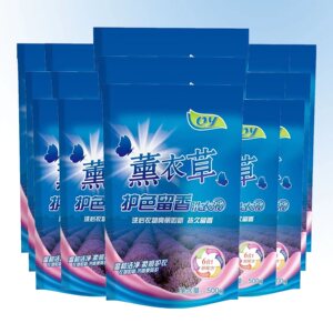鲸渔全迎洗衣液袋装厂家薰衣草香洗衣液袋装洗衣液500克装体验固