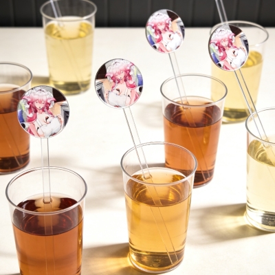 定制动漫二次元搅拌棒生日派对饮料搅拌器 Drink stirrers