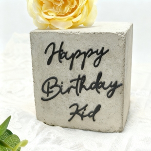 Custom Cake Name Plaque 定制生日蛋糕名字牌派对蛋糕插牌装饰