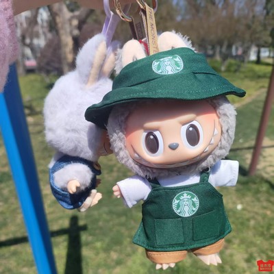 labubu邮局咖啡新品娃衣