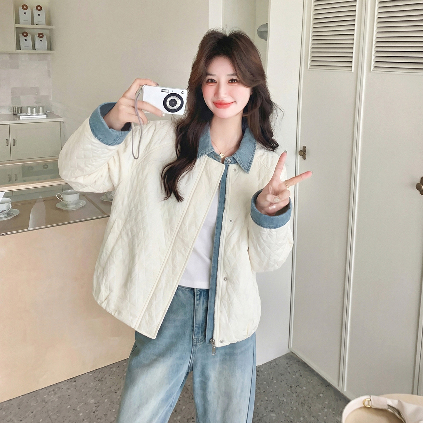 档口有货2C077-5863春季新款主推款短款外套P175K288,女装短外套,2C077
