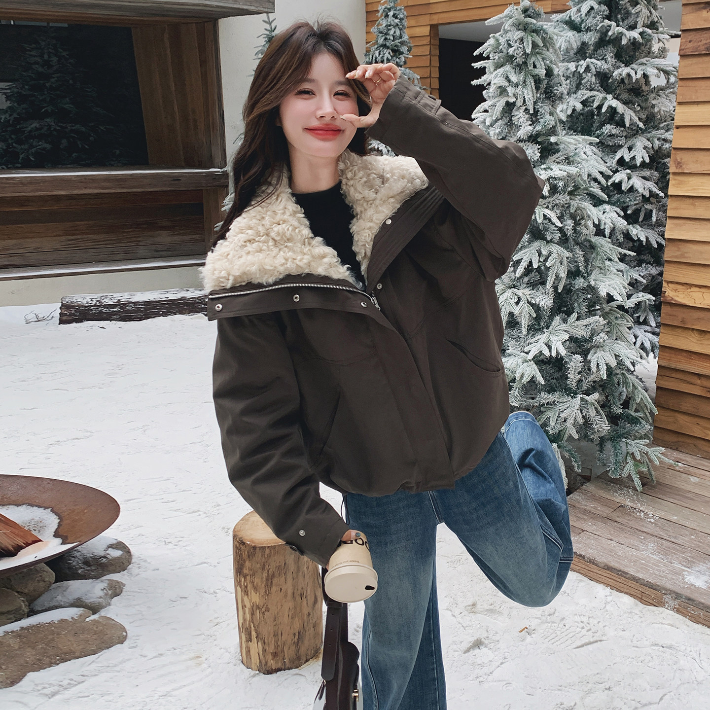 2C077-3061新款主推款90绒羽绒服P255K378，女装羽绒服，2C077