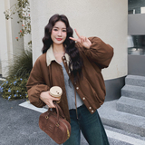 2C077-3036新款主推款两面穿短款棉服P185K278，女装棉衣/棉服，2C077