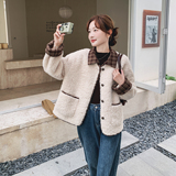 2C077-3040新款羊羔毛皮毛一体短外套短外套P165K248，女装皮草，2C077