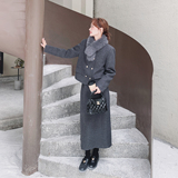 2C077-3062新款主推款90绒羽绒服套装P305K458配毛领，女装羽绒服，2C077