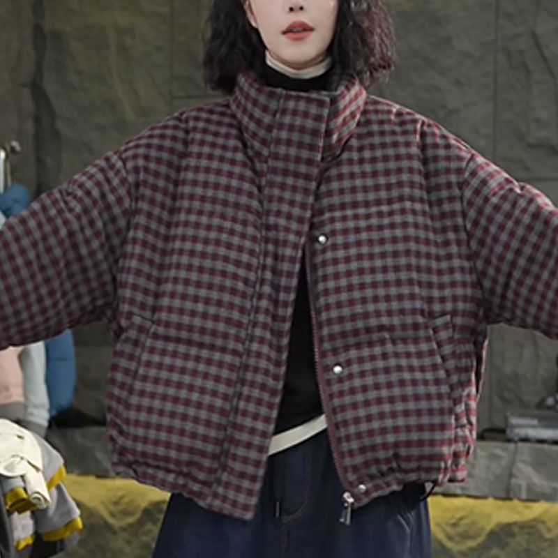 加厚保暖宽松显瘦短款棉衣