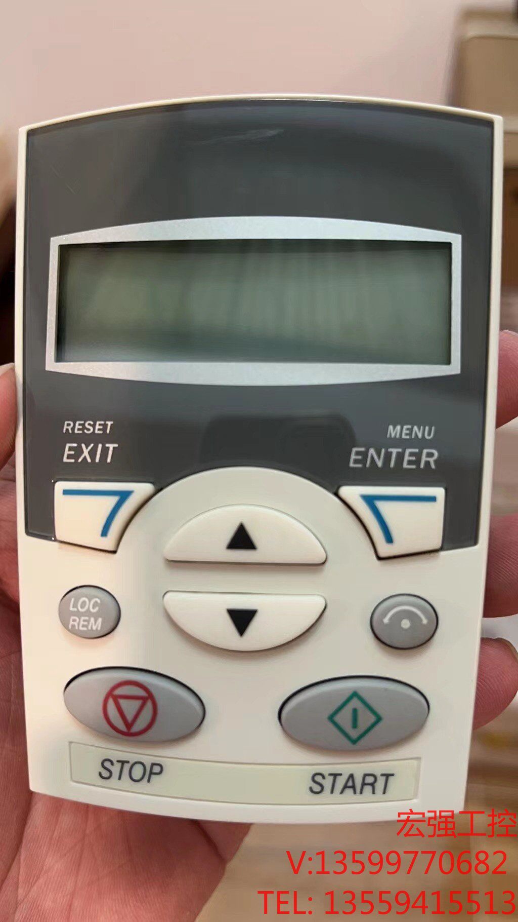 abb变频器操控面板acs-cp-c,9成新