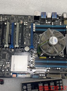 （宏强工控）Asus/华硕 P9X79 WS主板不含CPU内存风扇，带挡