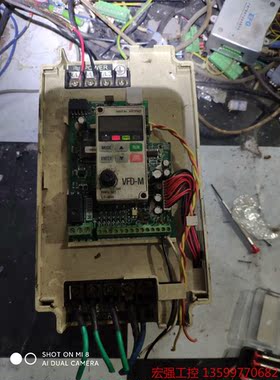 （宏强工控）台达变频器VFD037M43A二手拆机，实物拍摄。电子