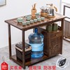 Bamboo Removable Coffee table Tea Car Tea Service solid wood household a living room balcony tea tray Make tea Stands child