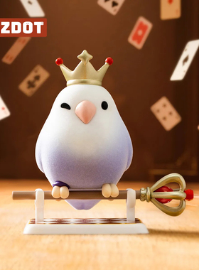正品Plzdot文明小鸟芋圆MINIPRO MAX盲盒迷你二代植绒摆件周边可