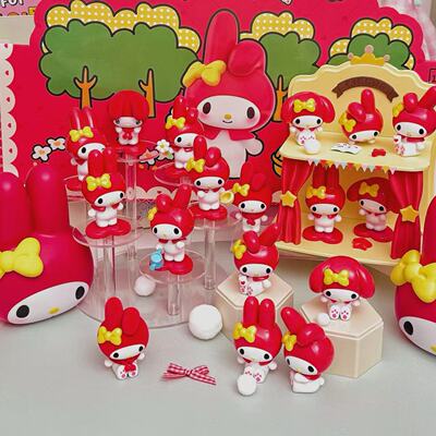 TOPTOY美乐蒂经典系列MINI盲盒Melody可爱萌粒磁吸桌面摆件礼物女