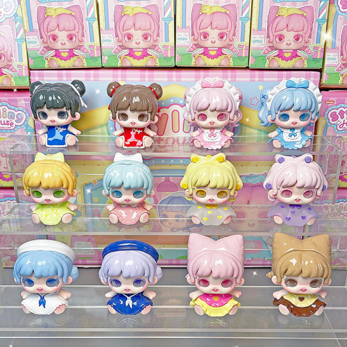 新品 JOTOYS Miana小米娜百变造型屋mini系列盲盒萌粒可爱摆件