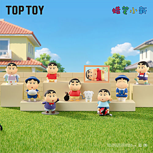 新品TOPTOY蜡笔小新古早新日常系列盲盒潮玩手办桌面摆件女生礼物