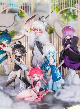 潘妮的宝盒露露亚云羽阁系列可动人偶盲盒整套bjd娃娃圣诞礼物