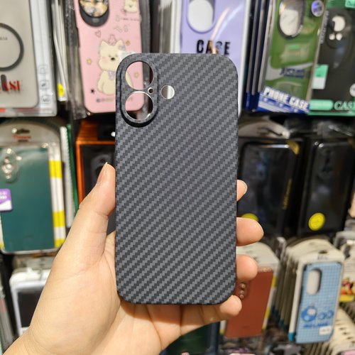 Dgkamei适用苹果iPhone17 手机保护壳硬壳外套全包边防摔简约摄像头碳纤维凯夫拉纹路亲肤感液态硅胶