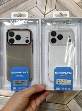 X Level晶莹适用苹果iPhone 17 Pro手机保护壳高清透明塑料硬壳外套全包边防摔简约摄像头加高