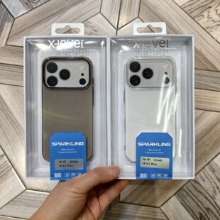 X Level晶莹适用苹果iPhone 17 Pro手机保护壳高清透明塑料硬壳外套全包边防摔简约摄像头加高