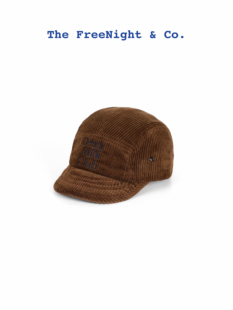 milk 灯芯绒刺绣drink club儿童撞色短檐五片帽 美式 FreeNight