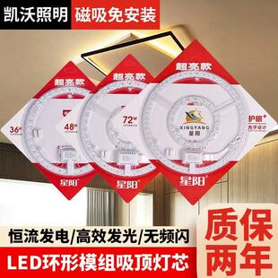 耐用高亮LED灯芯12W18W24W36W48W72W卧室餐厅透镜磁铁变光