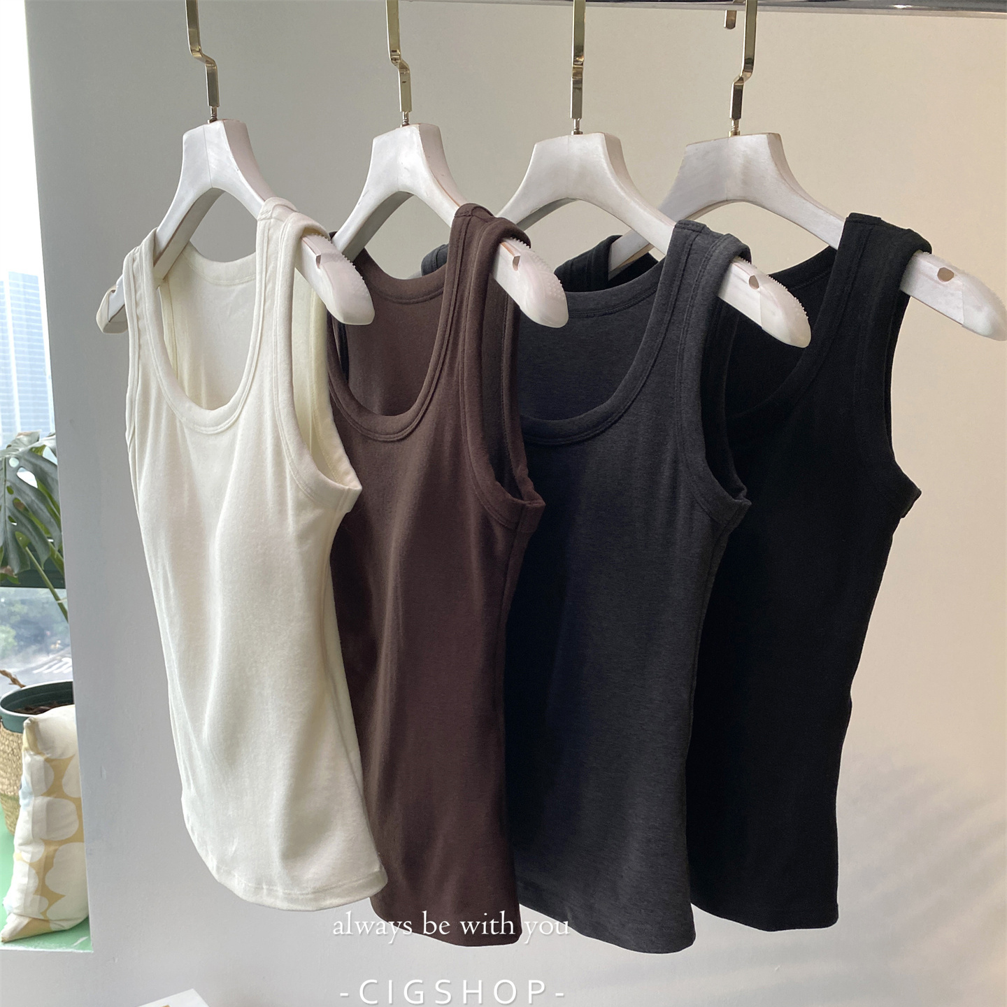 吊带背心内搭修身显瘦保暖打底