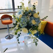 小桌花小台花签到花宴会礼仪商务婚礼前台花上海鲜花速递同城