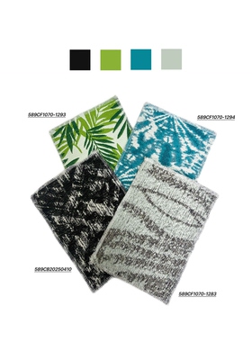 百宝汇面料｜589号CF1070和589号CB系列复古花纹棉麻柔软面料