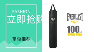EVERLAST特价拳击袋 正品沙袋吊式沙袋泰拳 跆拳道武术训练 空袋