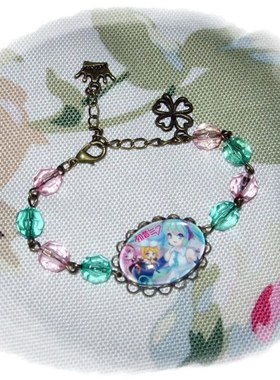 初音巡音鏡音時光寶石手链