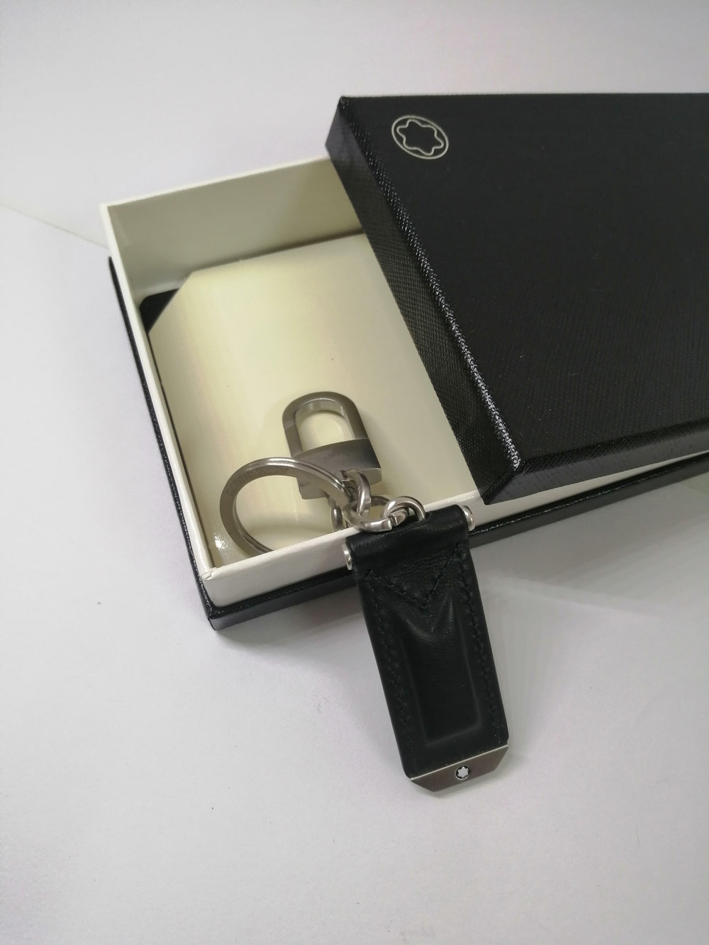 带勾钥匙扣Montblanc/万宝龙牛皮