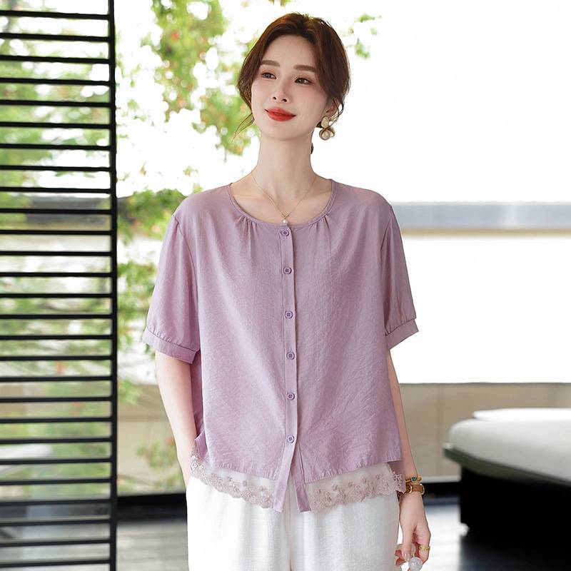 2025新款女装妈妈夏装套装