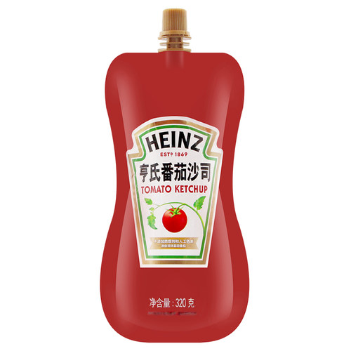 亨氏番茄沙司320g 披萨意大利面酱汉堡薯条蘸酱手抓饼番茄酱蘸酱 - 封面
