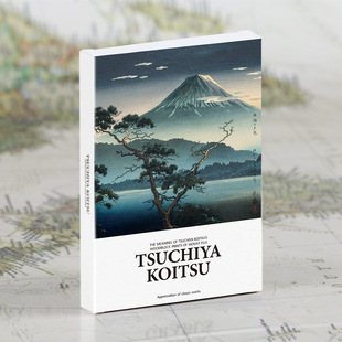土屋光逸日本京都风景日系和风浮世绘插画明信片手绘文艺版画卡片