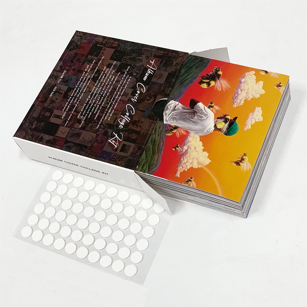 100张欧美CD流行音乐明信片海报房间墙面装饰画卡5x5英寸送无痕胶