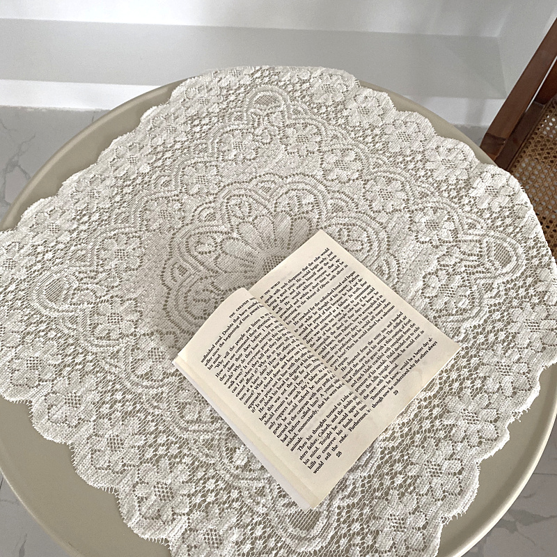 桌布ins钩花外婆家沙发巾床头