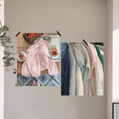 ins风博主韩系配饰穿搭海报纸时尚服装店工作室墙面百搭装饰画报