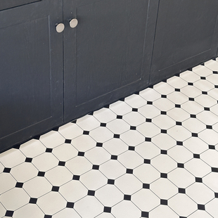 ins风仿皮革地垫入户门垫黑白格仿花砖简约撞色复古防水软装家居