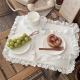 ins风法式 花边白色防水隔热垫餐垫复古文艺西餐摆拍洛丽塔风唯美