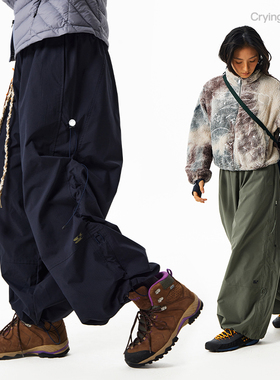 CryingCenter 拉绳节点宽松阔腿吊脚裤 男女款 哭喊中心