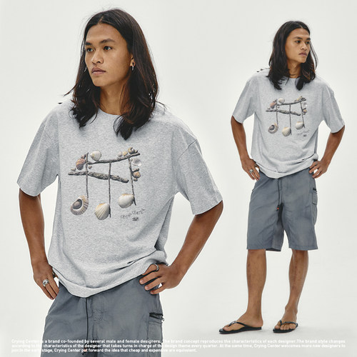 CryingCenter 索罗娜凉感贝壳音符Tee 哭喊中心