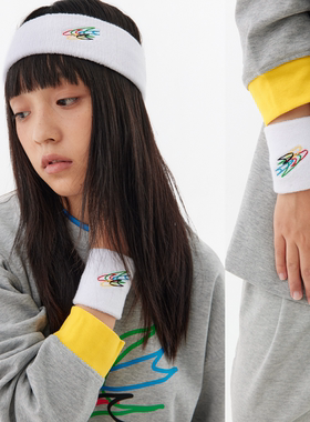 CryingCenter CCC五环毛巾材质运动护腕运动发带 哭喊中心