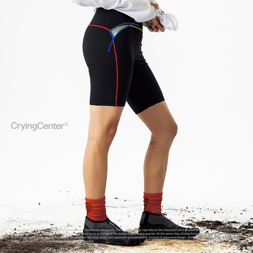CryingCenter三色分割瑜伽裤