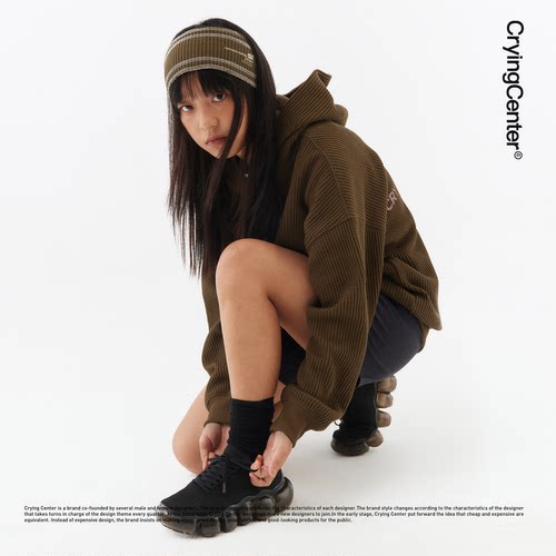 CryingCenter 双面华夫格发带 哭喊中心