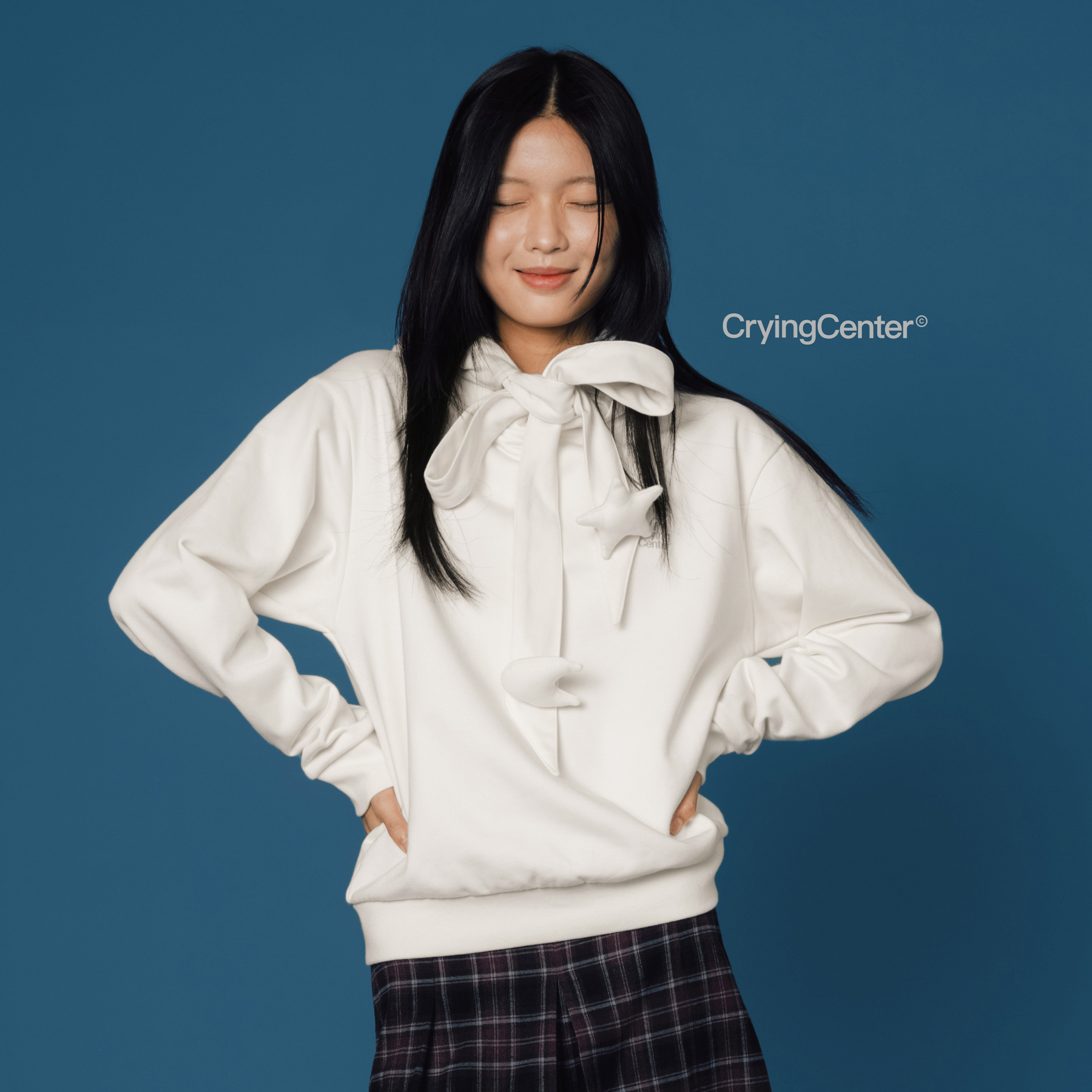 CryingCenter 星月蝴蝶结小卫衣 哭喊中心